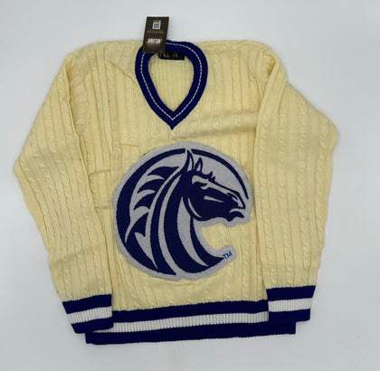 Fayetteville State University Cableknit Sweater