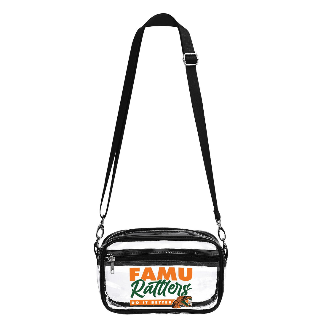 FAMU Does it Better Clear Fashion Waterproof Transparent Stadium Bag(Single-Sided Print)