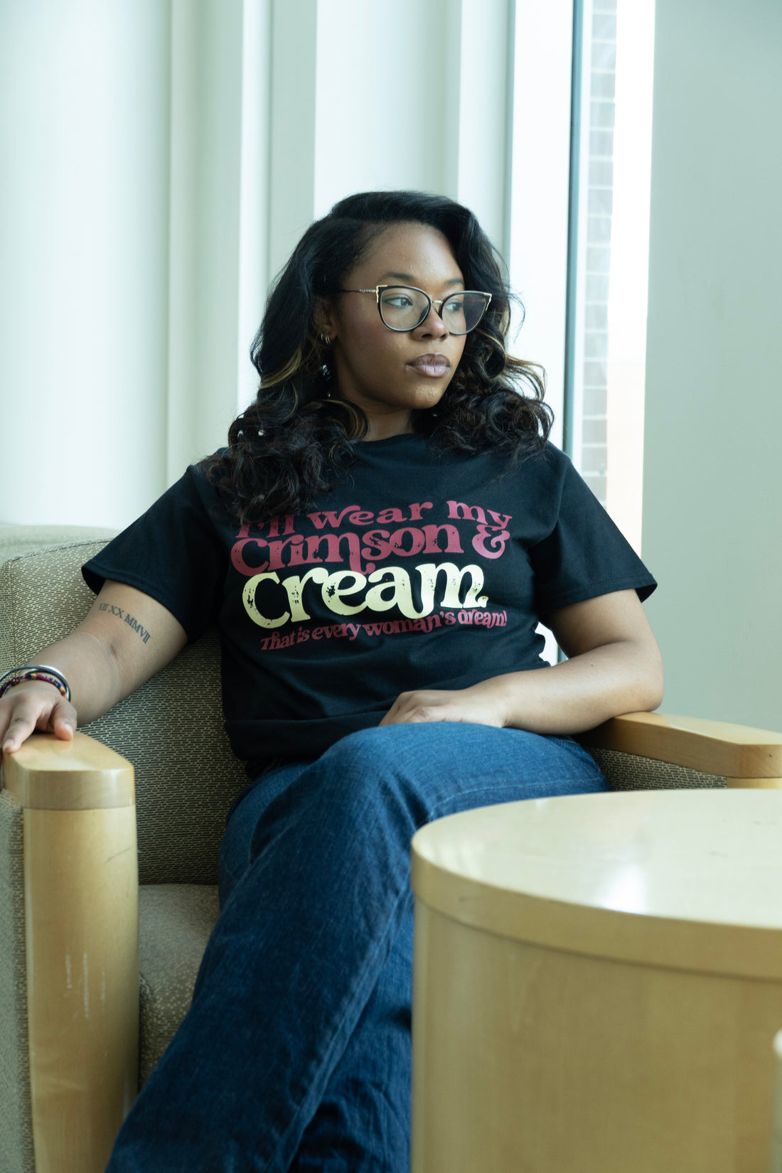 Crimson and Cream T- Shirt (Various Colors)