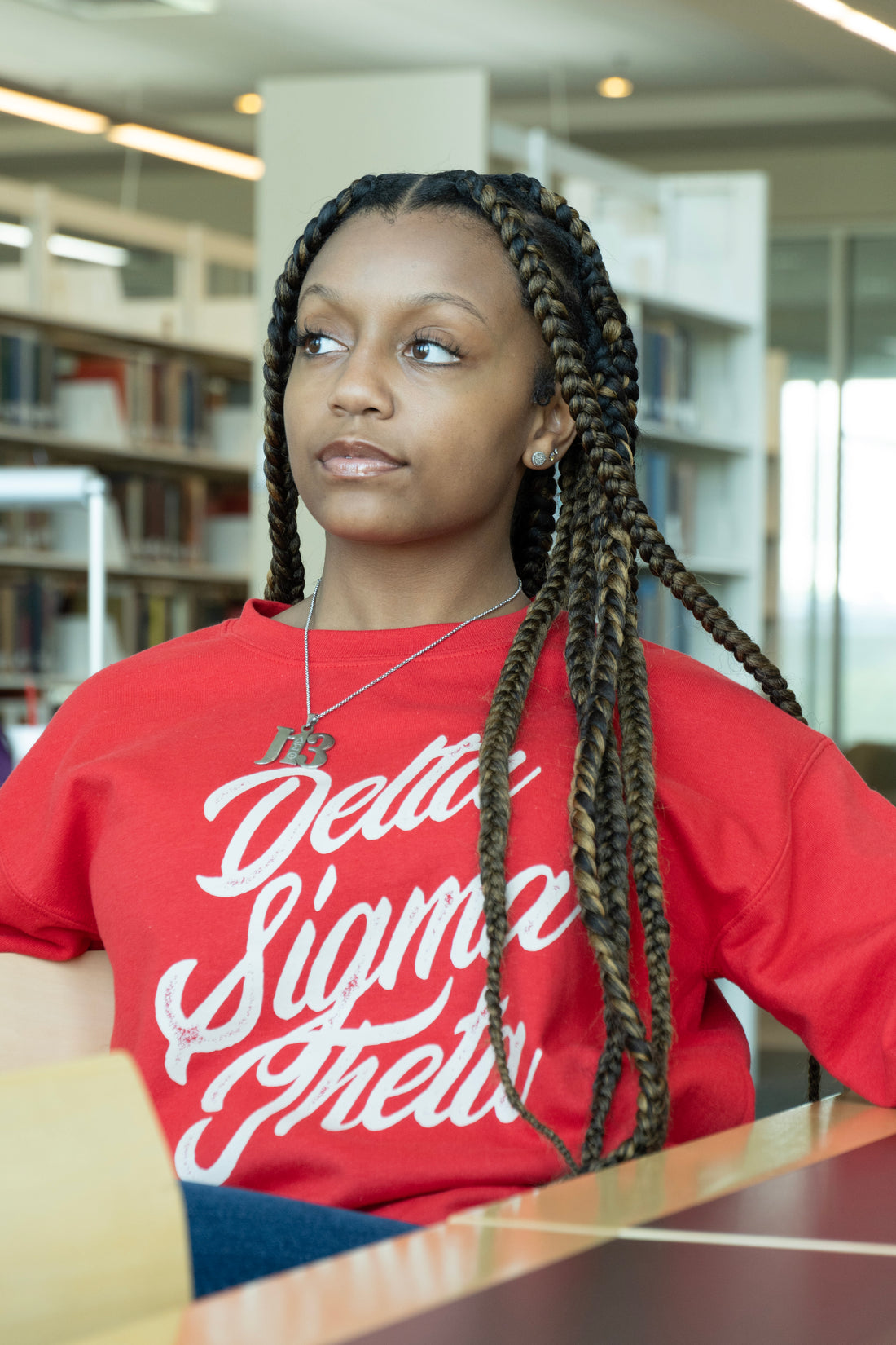 Delta Sigma Theta Script Sweatshirt Cream Working (Various Colors)