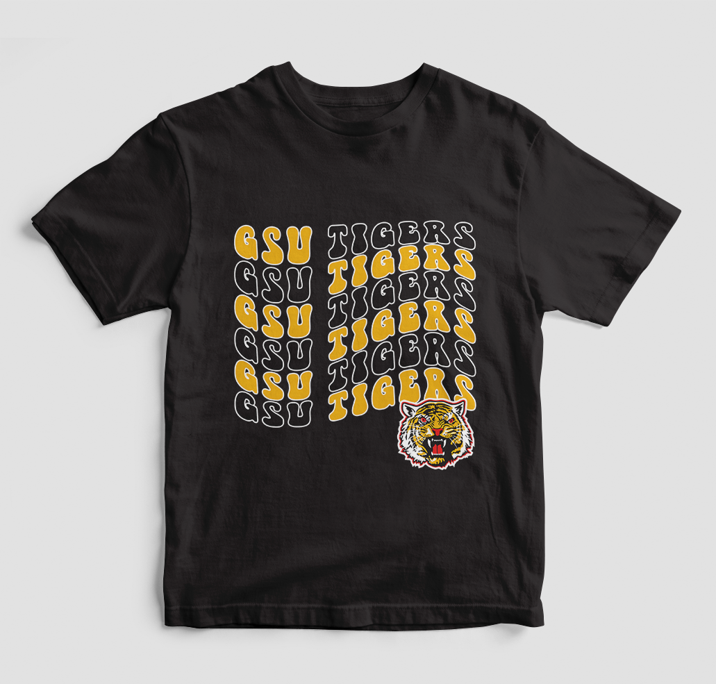 Groovy Grambling Tigers T-Shirt (Various Colors)