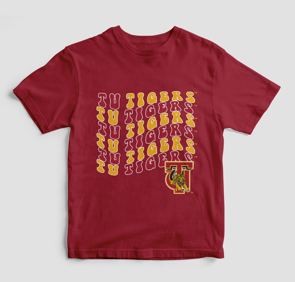 Groovy Tuskegee Tigers T-Shirt (Various Colors)