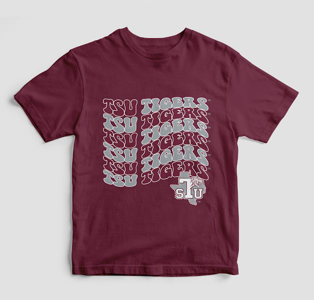 Groovy Texas Southern Tigers T-Shirt (Various Colors)