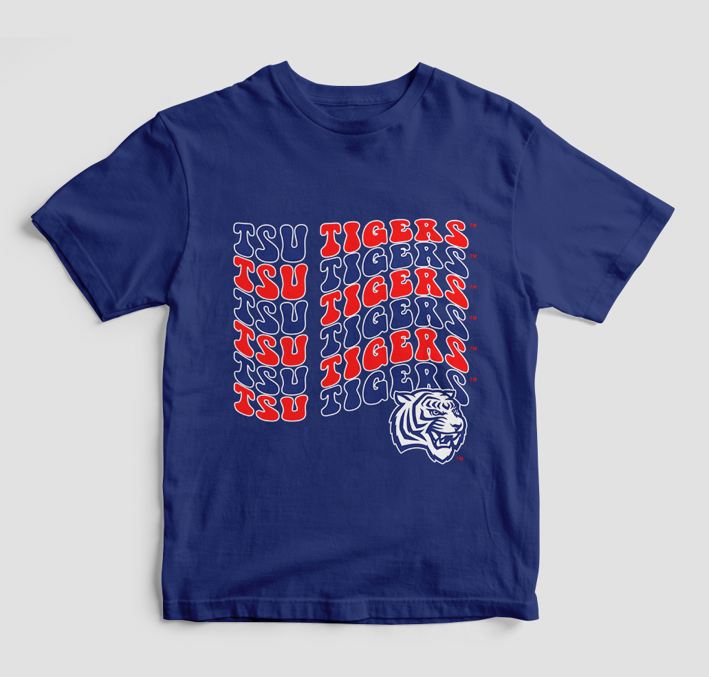 Groovy Tennessee State Tigers T-Shirt (Various Colors)