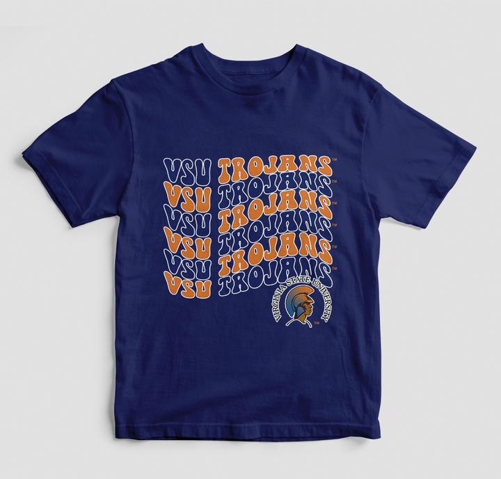 Groovy VSU Trojans T-Shirt (Various Colors)