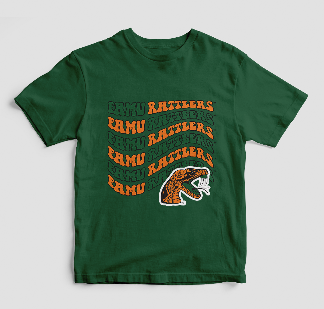 Groovy Famu Rattlers T-Shirt (Various Colors)