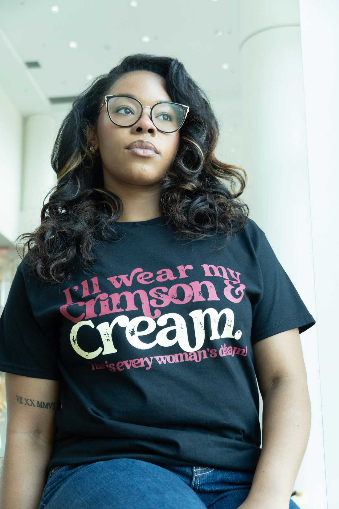Crimson and Cream T- Shirt (Various Colors)
