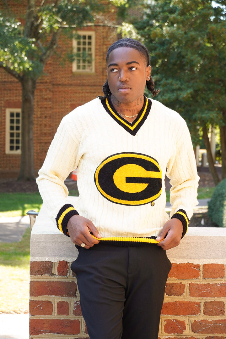 Grambling State University Cableknit Sweater