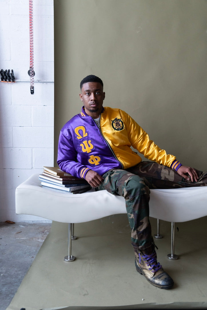 OMEGA PSI PHI REVERSIBLE JACKET [PRE-ORDER SHIPS FEB 27]