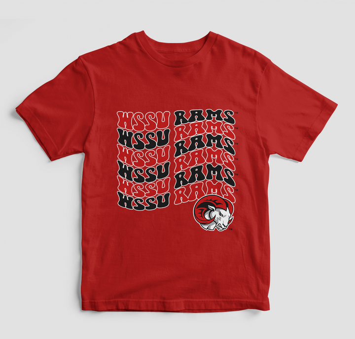 Groovy WSSU Rams T-Shirt (Various Colors)