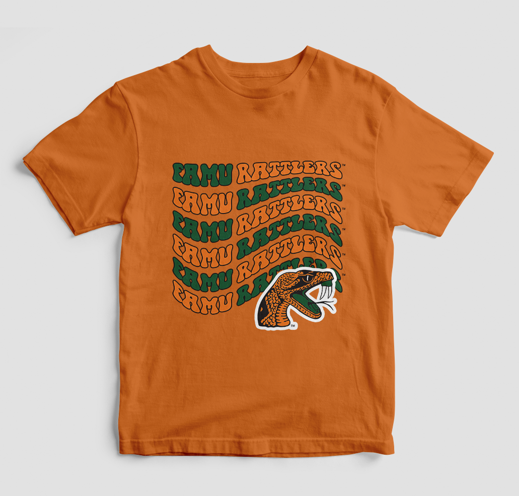 Groovy Famu Rattlers T-Shirt (Various Colors)