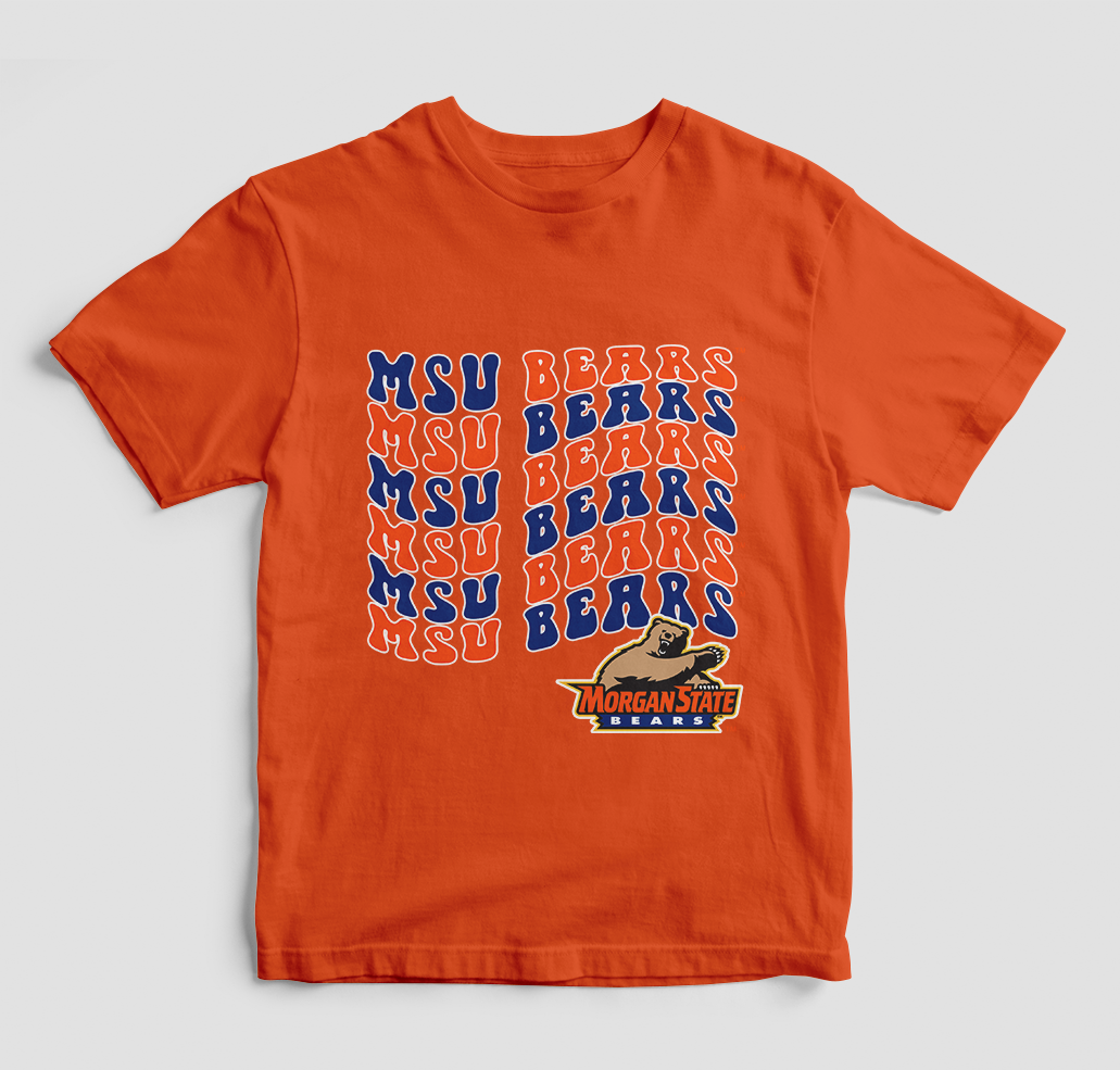 Groovy MSU Bears T-Shirt (Various Colors)