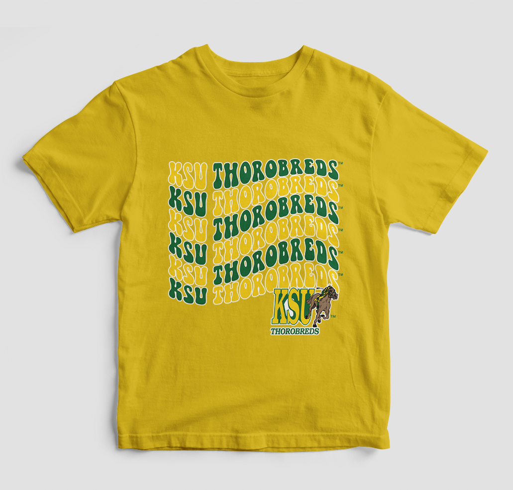 Groovy Ksu Thorobreds T-Shirt (Various Colors)