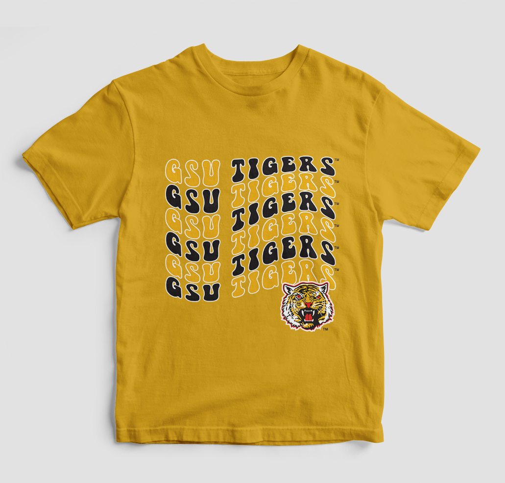 Groovy Grambling Tigers T-Shirt (Various Colors)