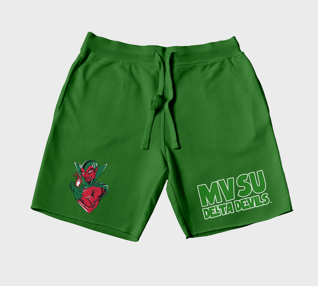 MVSU Quad Shorts (Green)