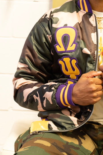 OMEGA PSI PHI REVERSIBLE JACKET [PRE-ORDER SHIPS FEB 27]