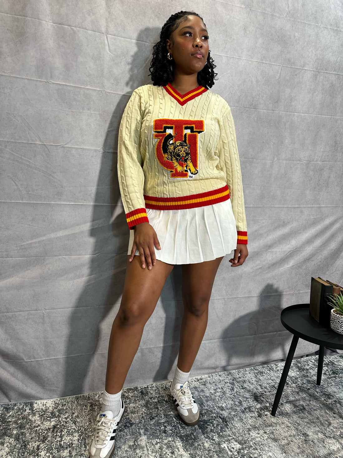 Tuskegee University Cableknit Sweater