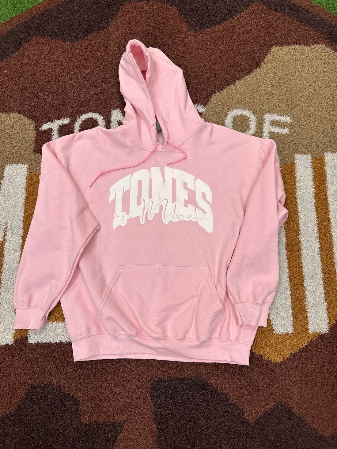 Light Pink Tones of Melanin Puff Hoodie