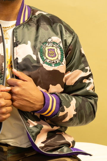 OMEGA PSI PHI REVERSIBLE JACKET [PRE-ORDER SHIPS FEB 27]