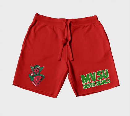 MVSU Quad Shorts (Red)