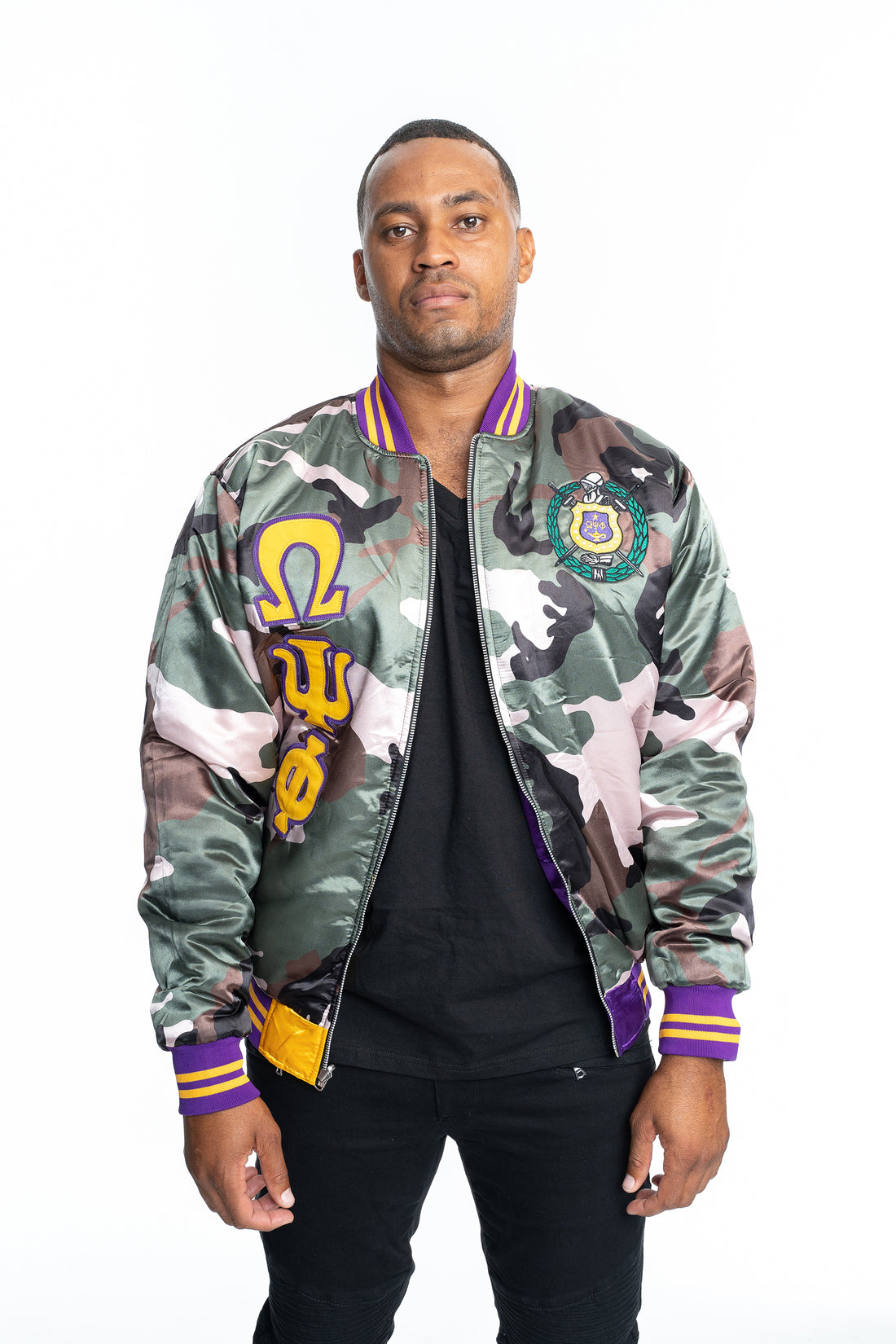 OMEGA PSI PHI REVERSIBLE JACKET [PRE-ORDER SHIPS FEB 27]