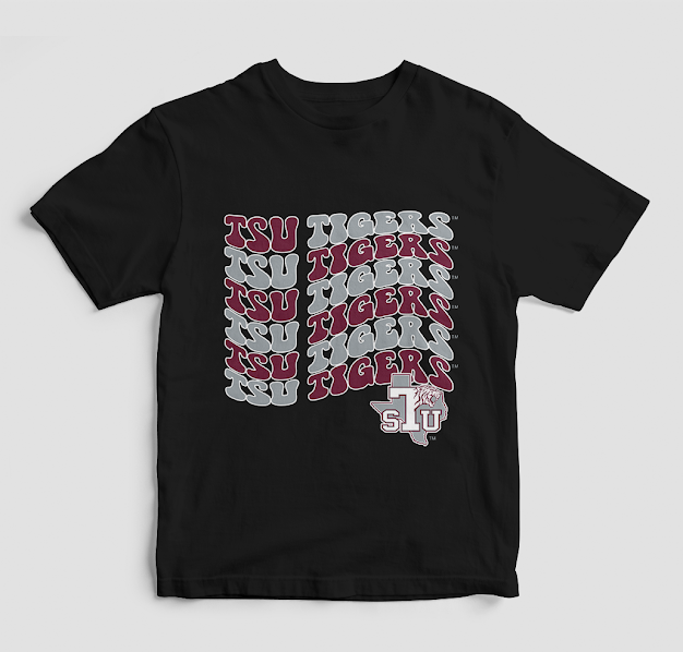 Groovy Texas Southern Tigers T-Shirt (Various Colors)