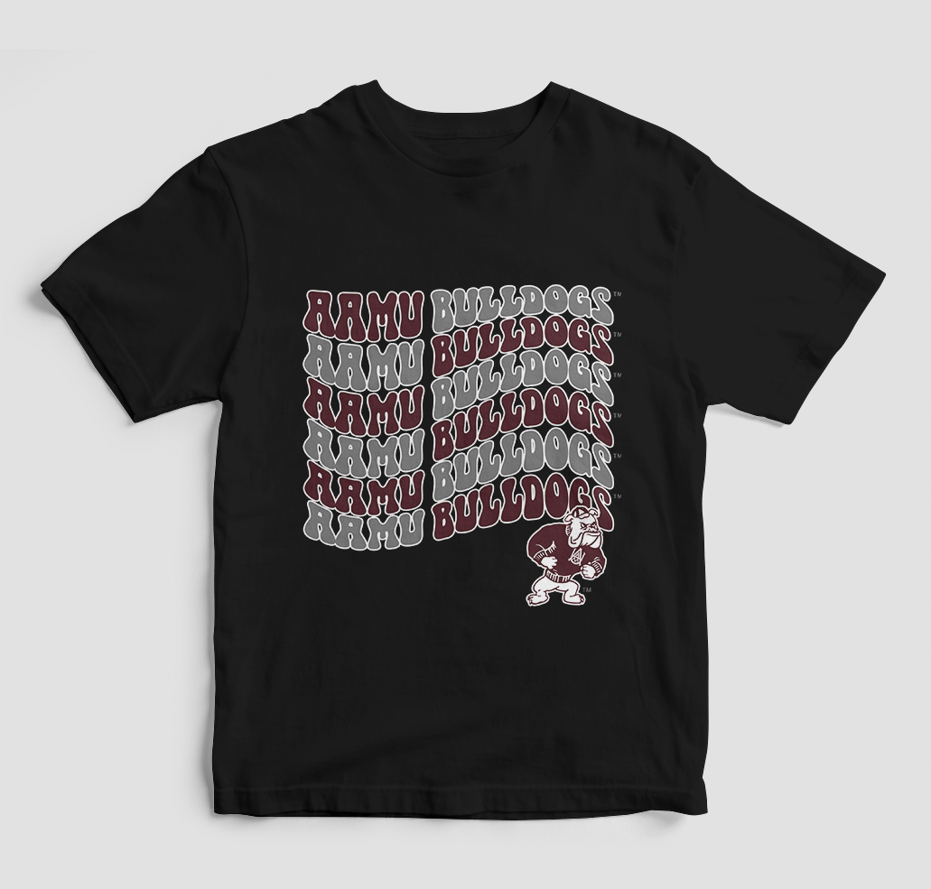 Groovy Aamu Bulldogs T-Shirt (Various Colors)