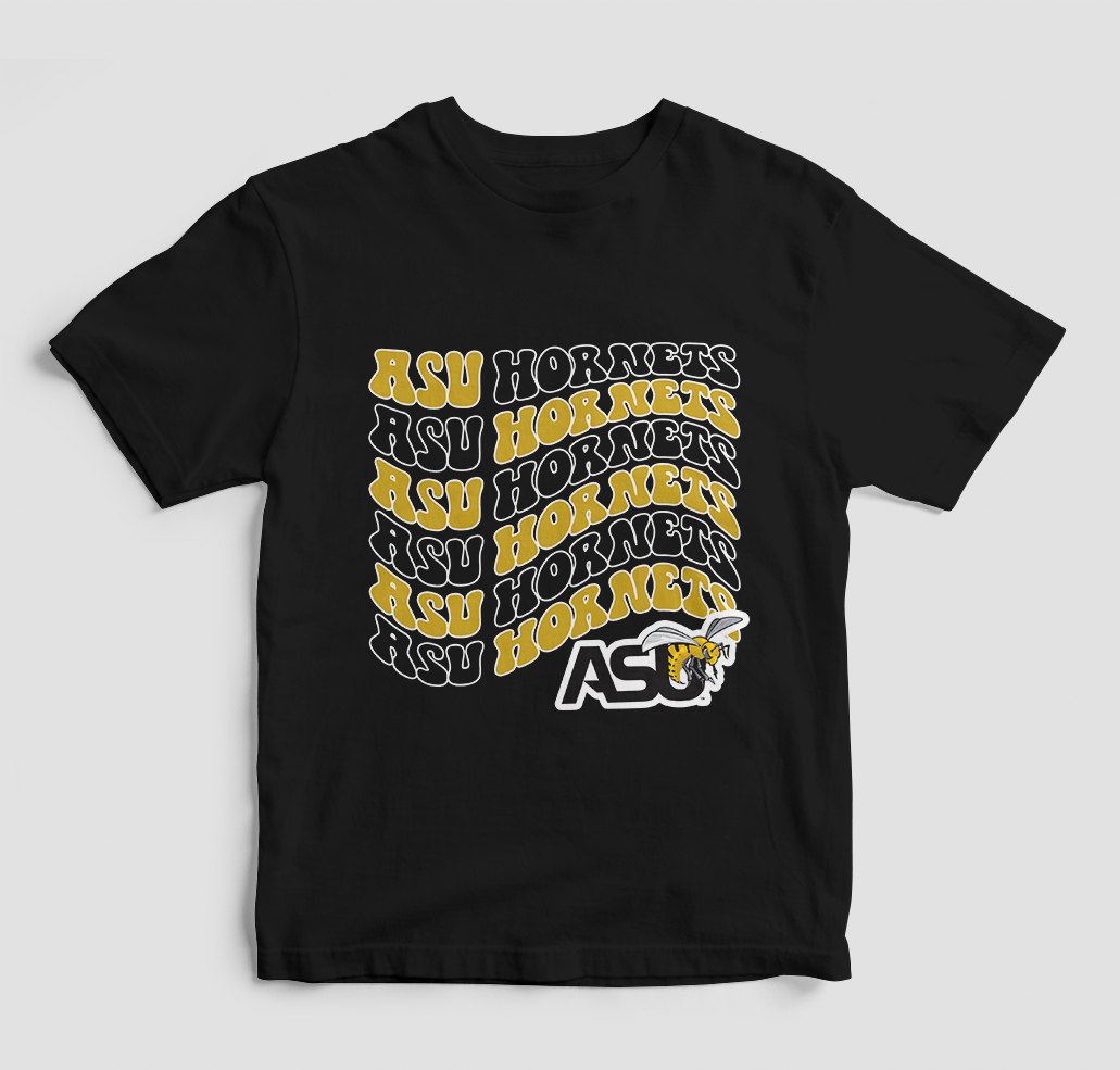 Groovy Alabama State Hornets T-Shirt (Various Colors)