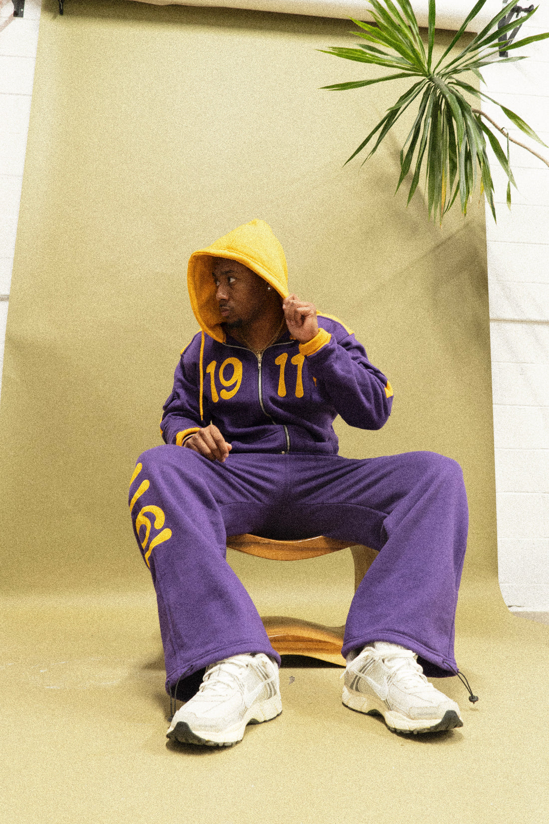 Royal Purple & Old Gold Prestige Jogger Set [PRESALE SHIPS FEB 27]