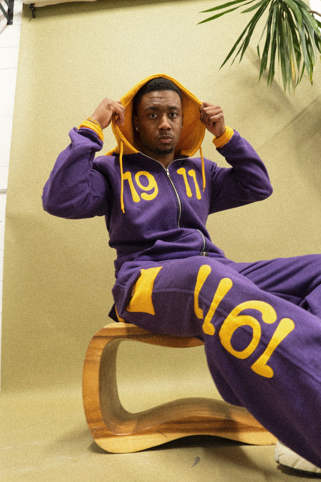 Royal Purple & Old Gold Prestige Jogger Set [PRESALE SHIPS FEB 27]