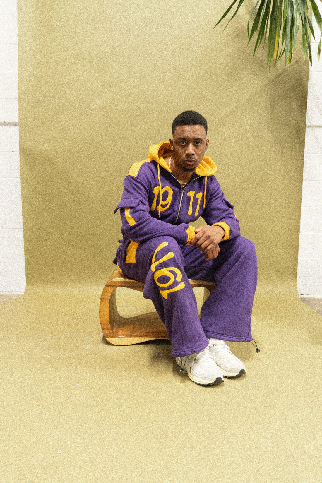 Royal Purple & Old Gold Prestige Jogger Set [PRESALE SHIPS FEB 27]