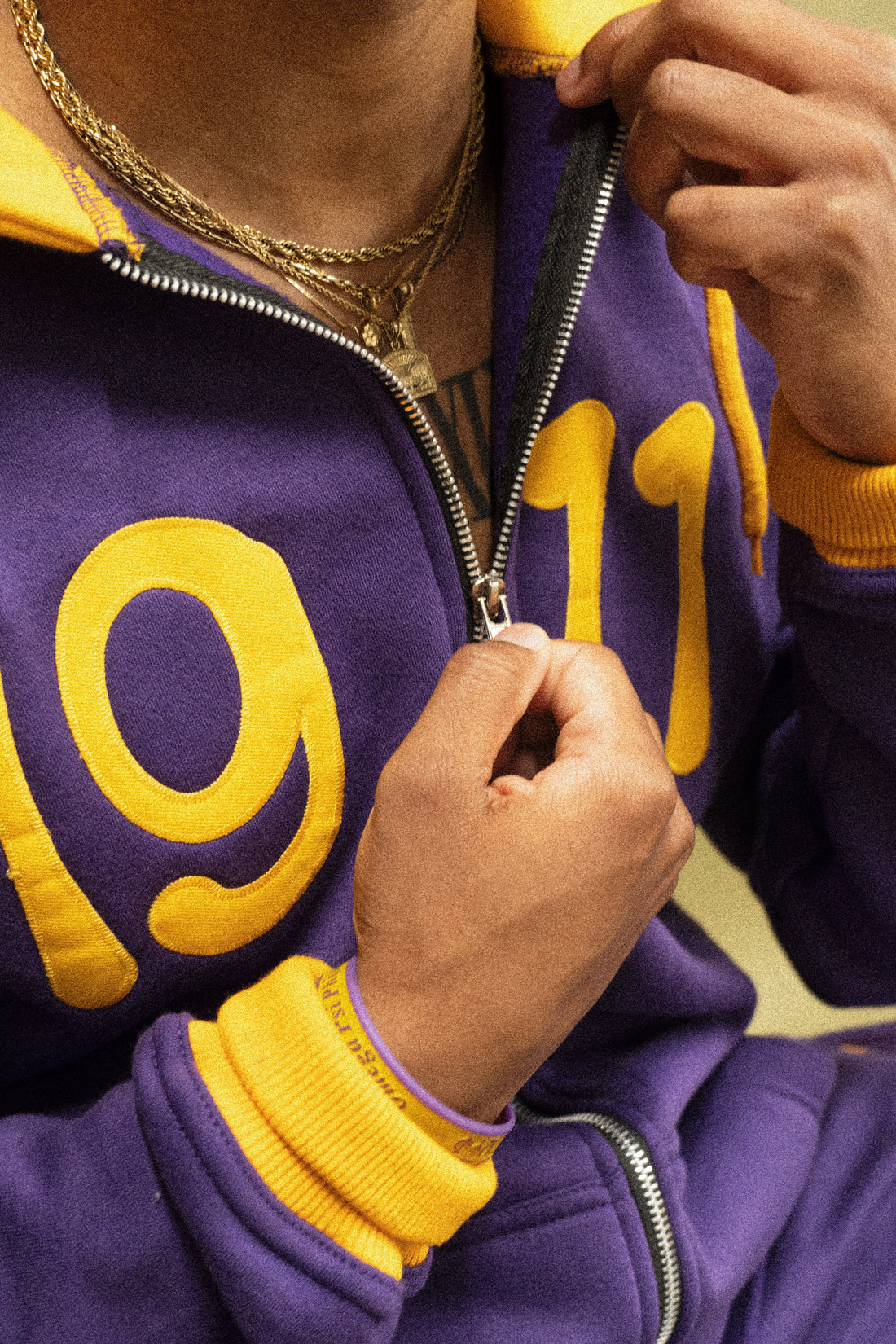 Royal Purple & Old Gold Prestige Jogger Set [PRESALE SHIPS FEB 27]