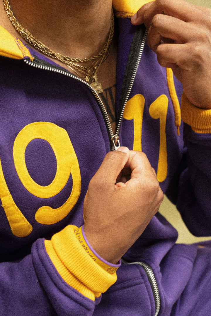 Royal Purple & Old Gold Prestige Jogger Set [PRESALE SHIPS FEB 27]