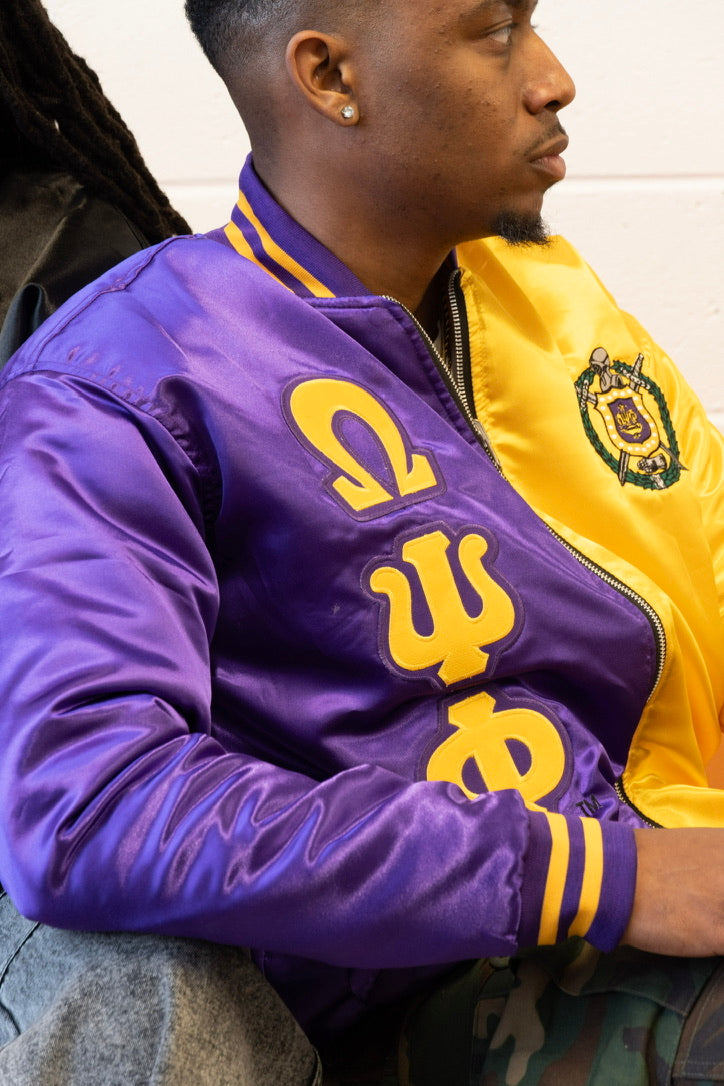 OMEGA PSI PHI REVERSIBLE JACKET [PRE-ORDER SHIPS FEB 27]