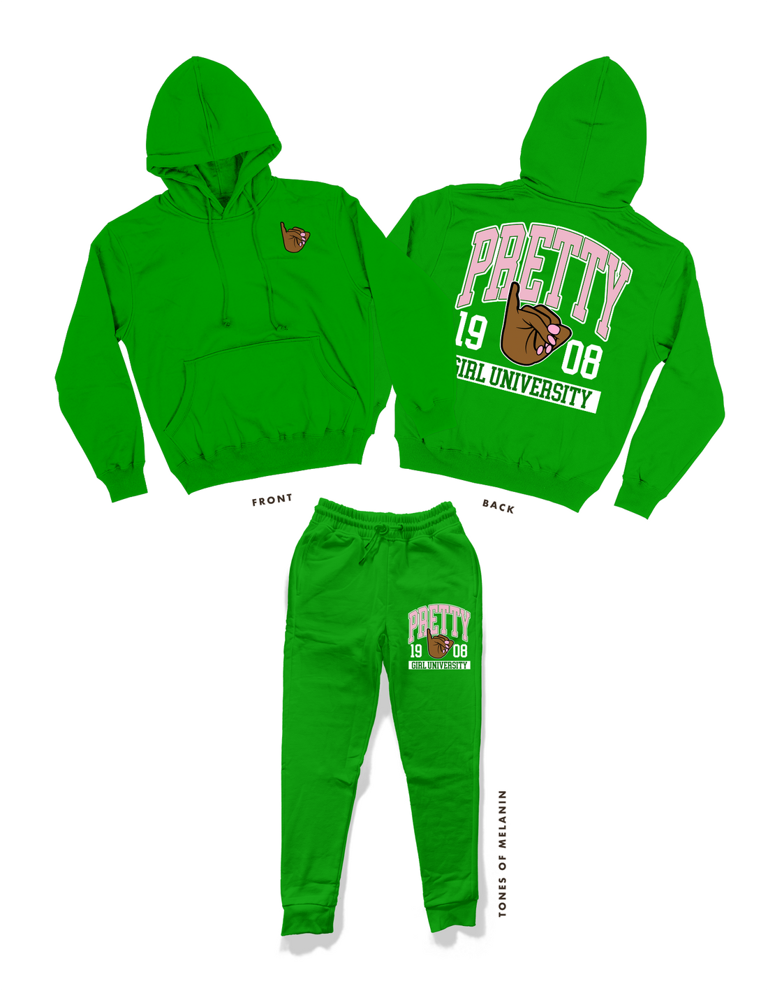 Phys Ed - Pretty Girls University Sweatsuit (Various Colors)