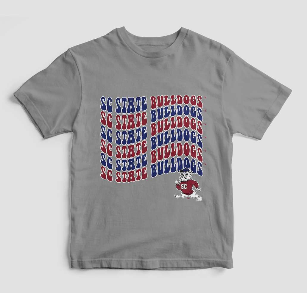 Groovy Sc State Bulldogs T-Shirt (Various Colors)