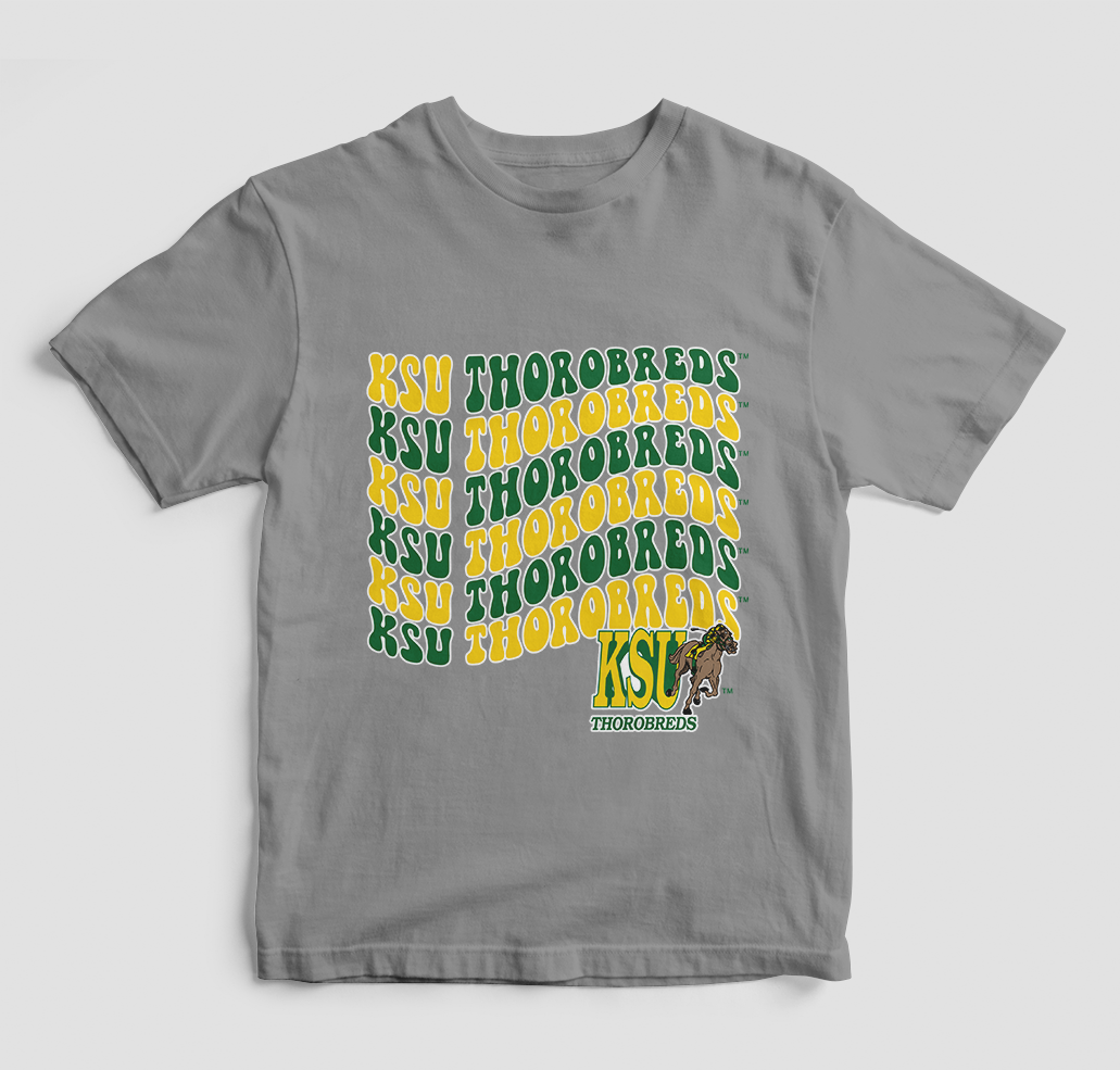 Groovy Ksu Thorobreds T-Shirt (Various Colors)