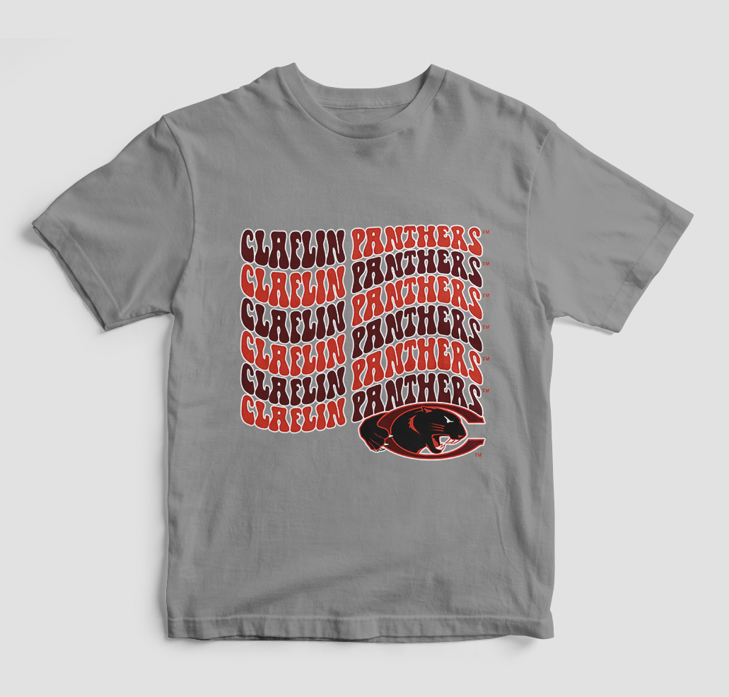 Groovy Claflin Panthers T-Shirt (Various Colors)