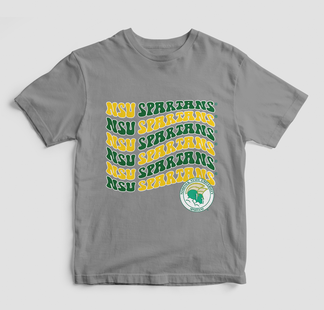 Groovy Nsu Spartans T-Shirt (Various Colors)