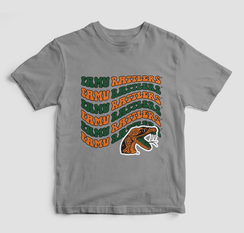 Groovy Famu Rattlers T-Shirt (Various Colors)