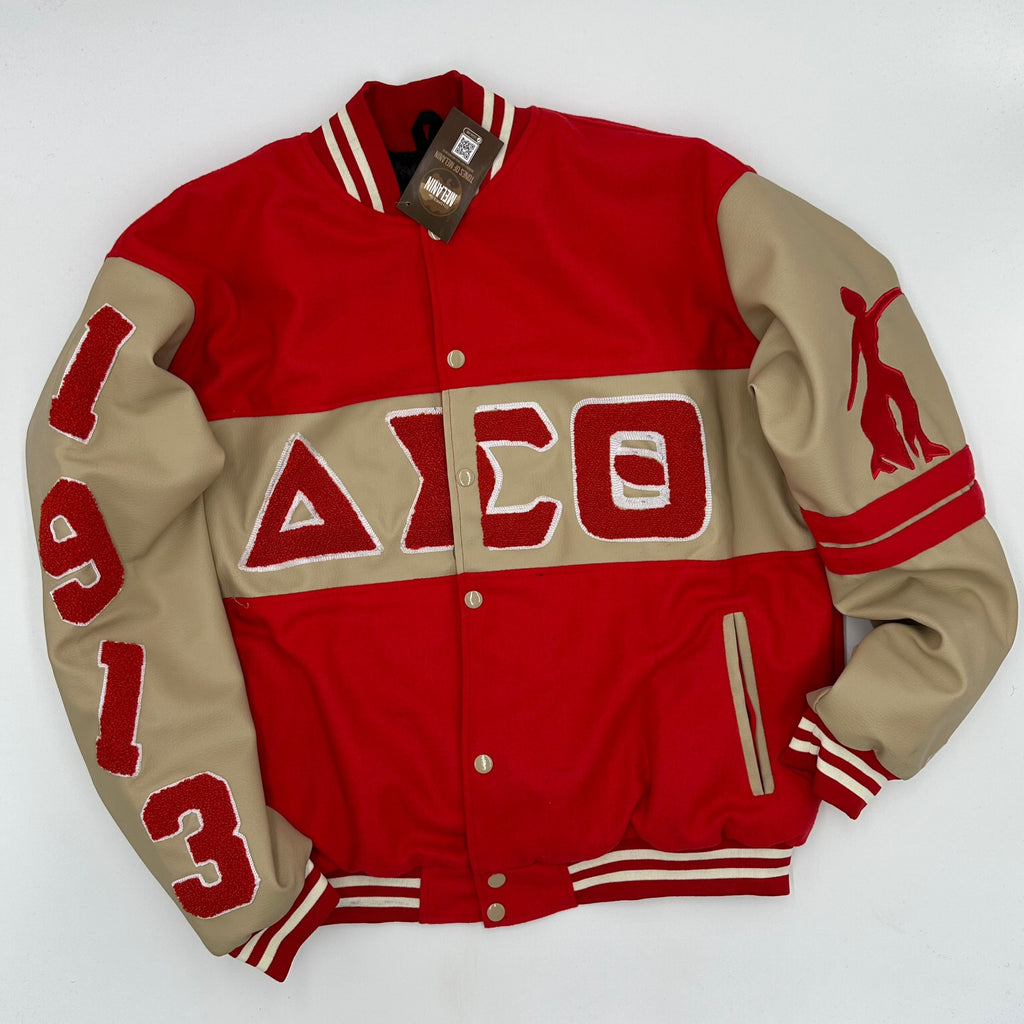 Delta sigma theta letterman jacket hot sale