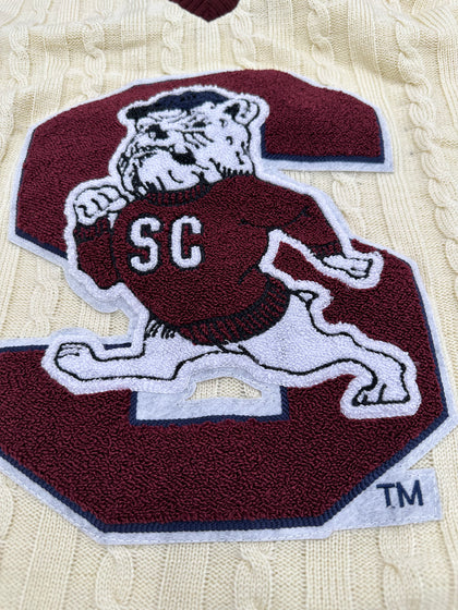 SC State Cableknit Sweater