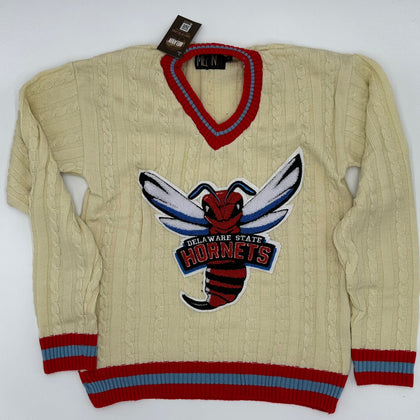 Delaware State University Cableknit Sweater