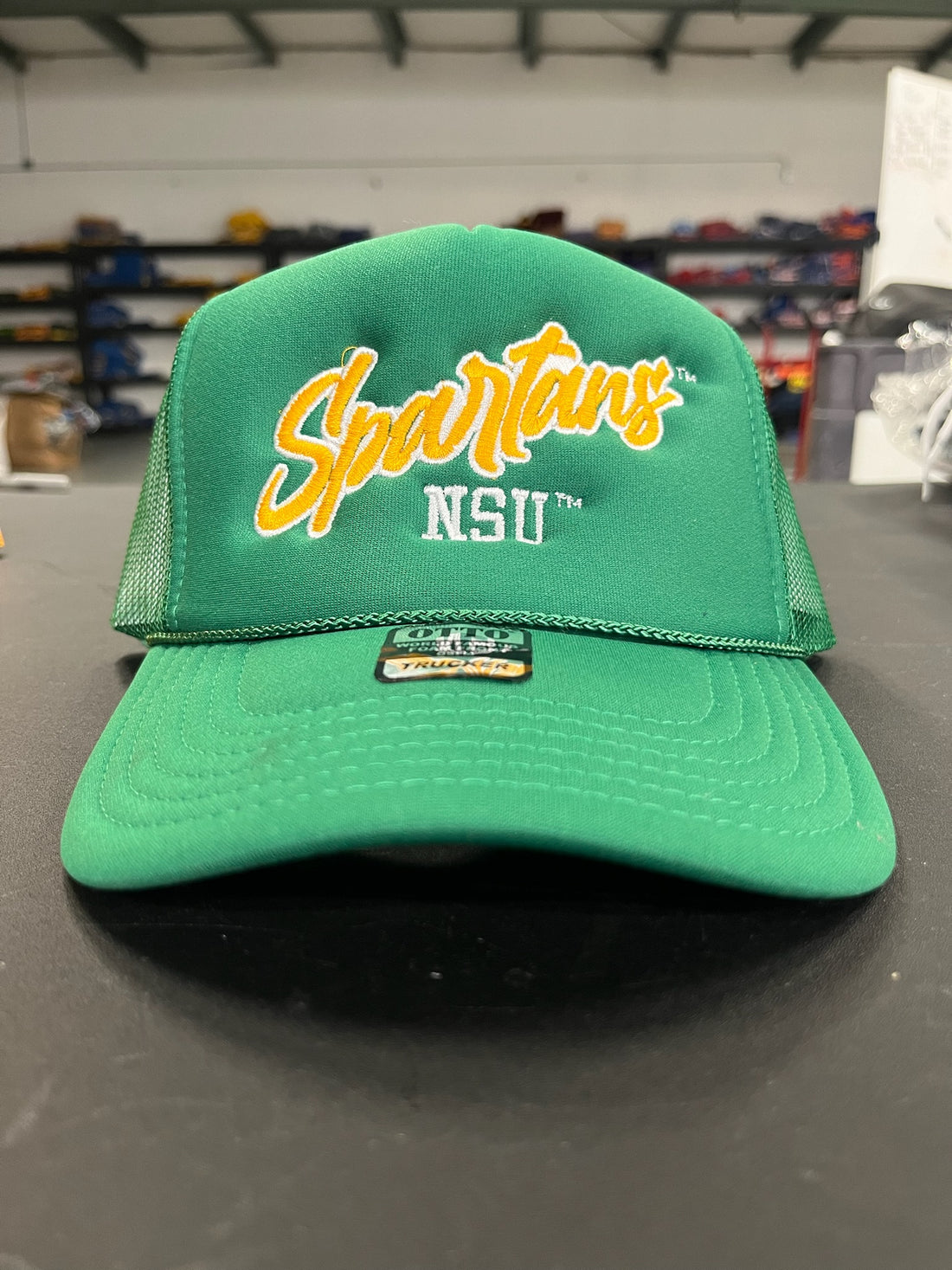 NSU Spartans Pride Trucker Hat Green