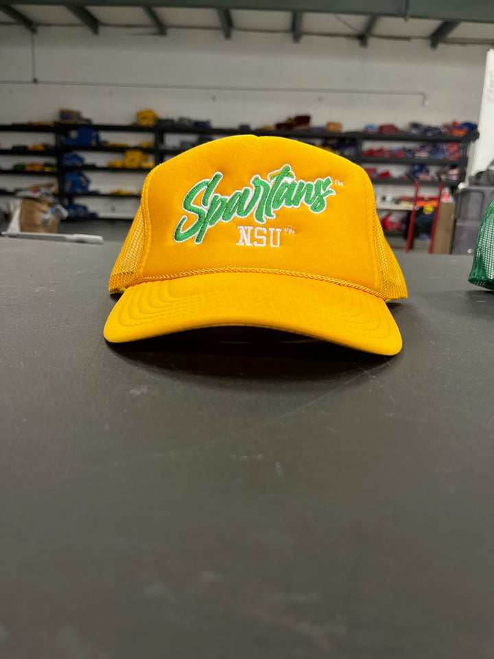 NSU Spartans Pride Trucker Hat Gold