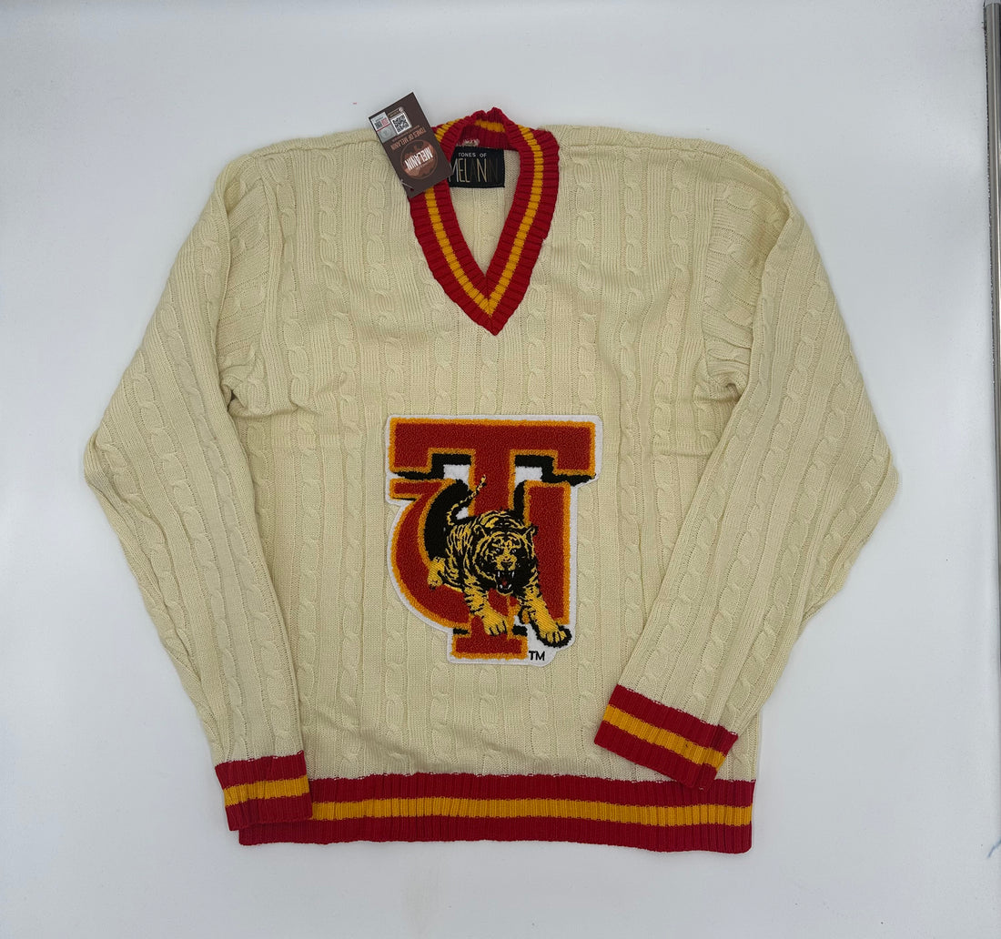 Tuskegee University Cableknit Sweater