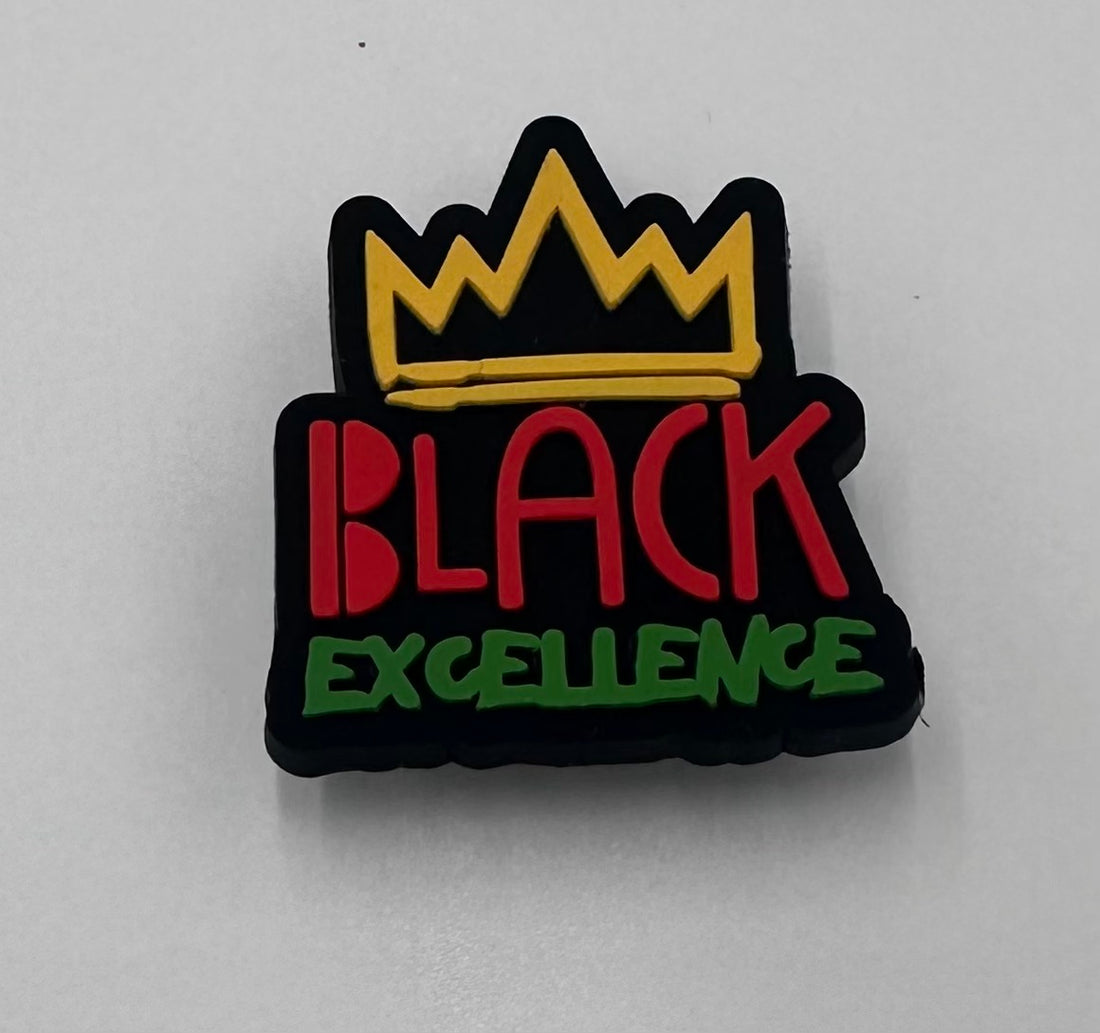 BLACK EXCELLENCE SHOE CHARM