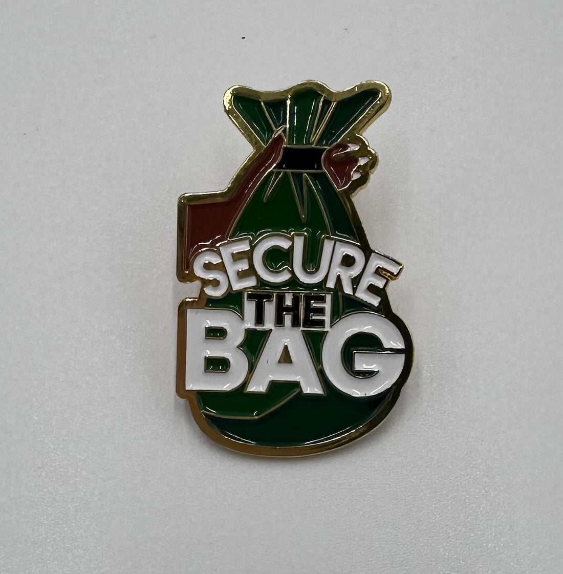 SECURE THE BAG LAPEL PIN