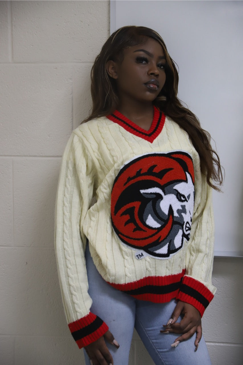 WSSU Cableknit Sweater