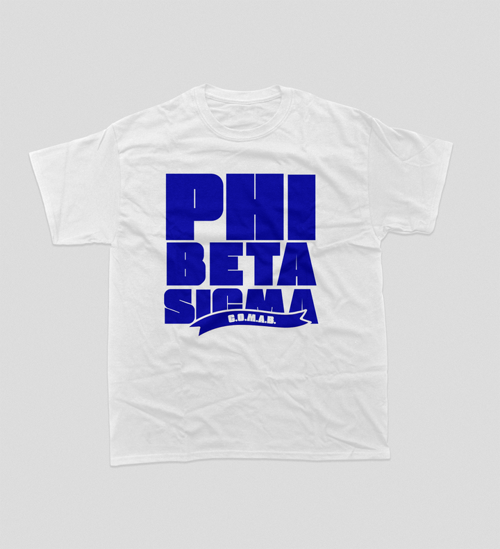 PHI BETA SIGMA BLOCK SHIRT (Various Colors)